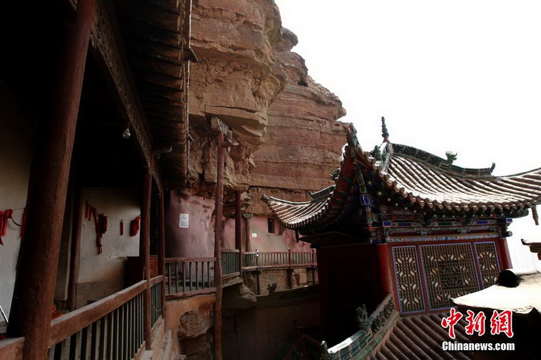 高清：探访中国第二大悬空寺 青海西宁北禅寺【3】
