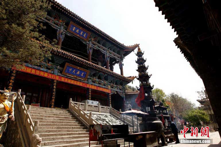 高清：探访中国第二大悬空寺 青海西宁北禅寺【5】